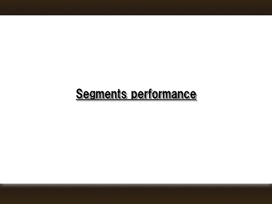 Segments performance