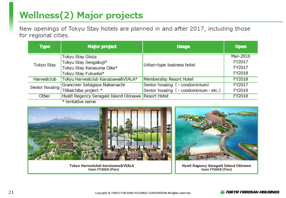 (2) Major projects