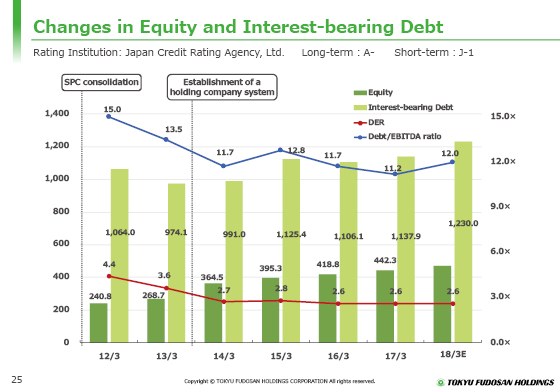 Changes in Equity and Interest-bearing Debt