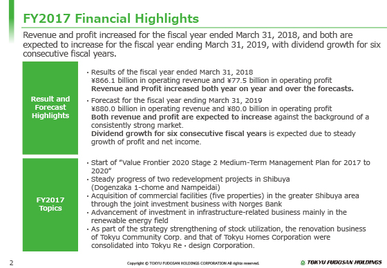 FY2017 Financial Highlights