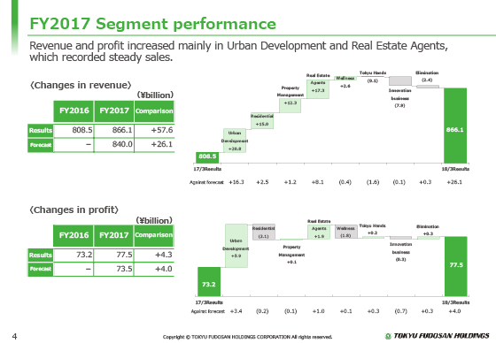 FY2017 Segment performance