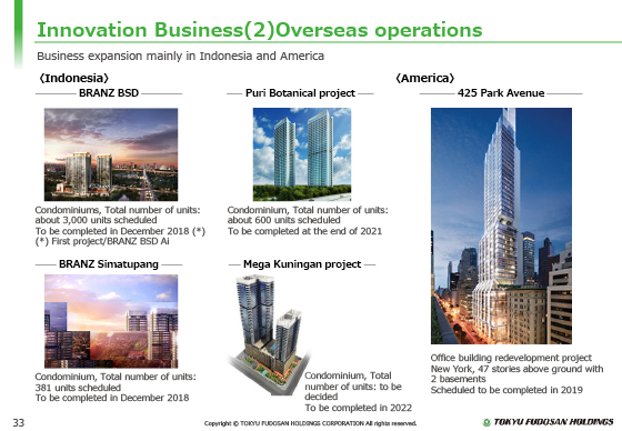 Innovation Business(2) Overseas operations