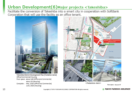 (6) Major projects <Takeshiba>