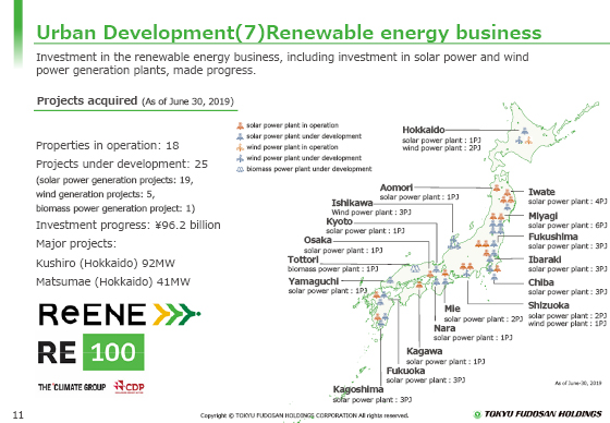 (7) Renewable energy business