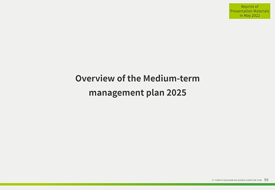 Overview of the Medium-term management plan 2025