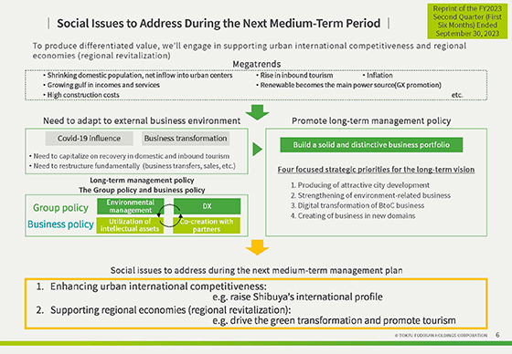 Social Issues to Address During the Next Medium-Term Period