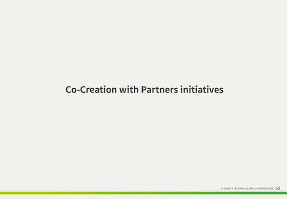 Co-Creation with Partners initiatives