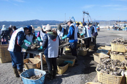 Second Volunteer Activityactivity in Rikuzentakata City this Fiscal Year Implemented Rikuzentakata City