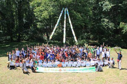 Volunteer Groups at Tokyu Land Corporation Group Support by the Tokyu Land Corporation Group at the Midori no Tohoku Genki Camp