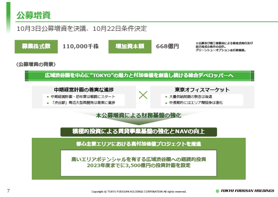 公募増資