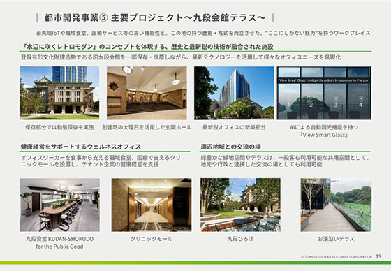 都市開発事業⑤ 主要プロジェクト〜九段会館テラス〜