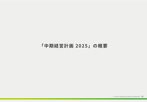「中期経営計画 2025」の概要