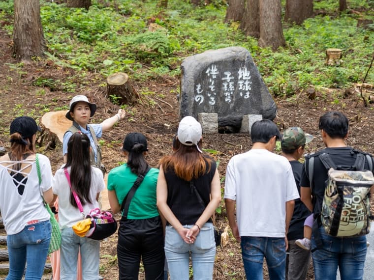 スキージャム勝山の「勝山自然塾」